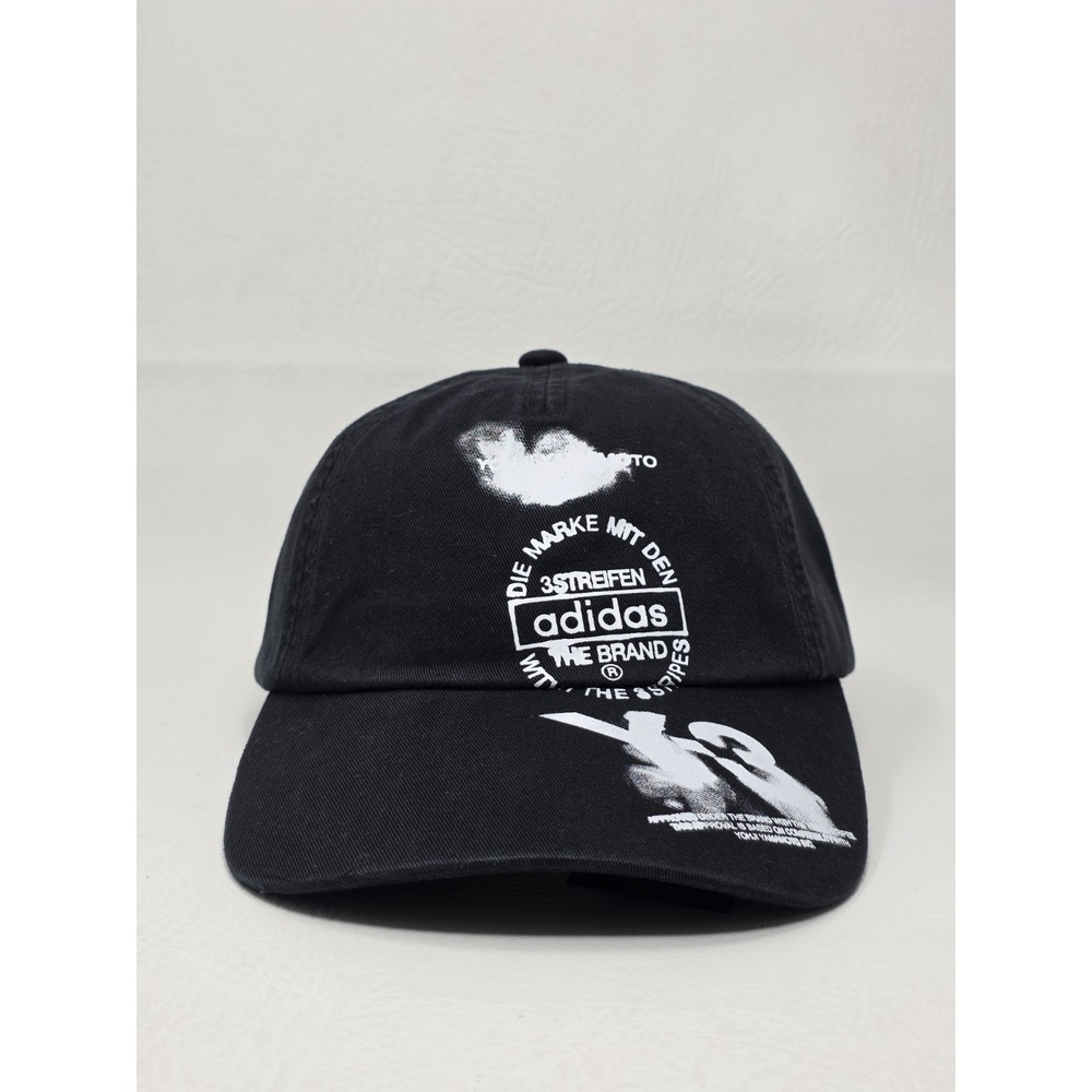 ADIDAS Y-3 YOHJI YAMAMOTO Unisex OSFM Graphic Hat Cap Black White NEW
